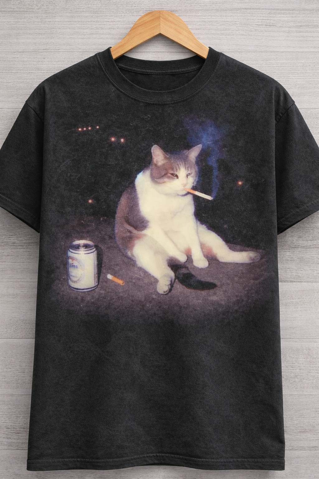Smoking Cat Meme T-Shirt